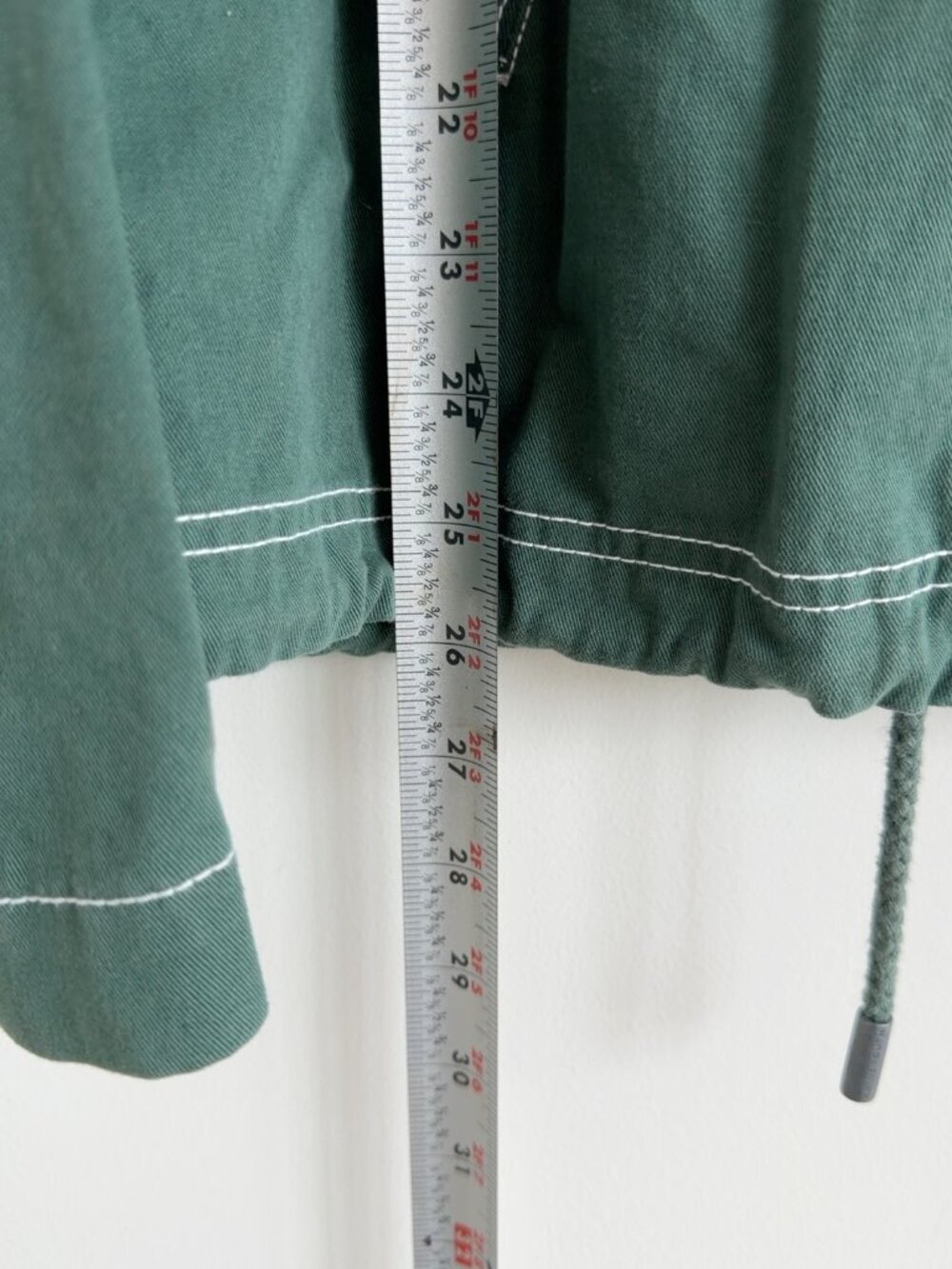 Native Youth Green Contrast Stitch Coach Jacket — Size L - Picture 3 of 10